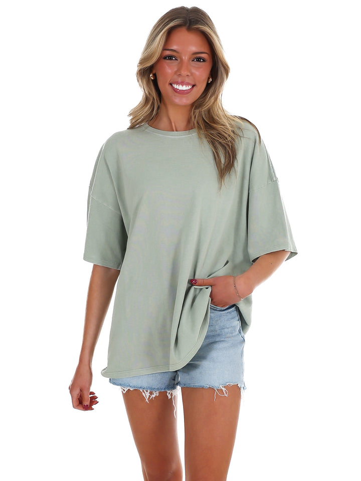 Washed Comfort Oversized Tee