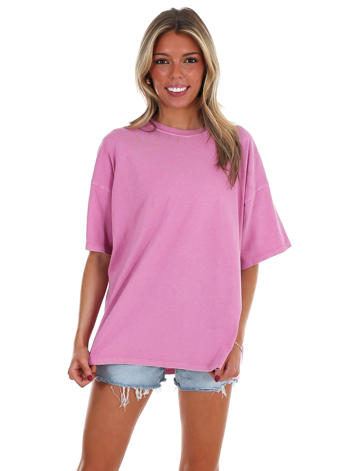 Washed Comfort Oversized Tee