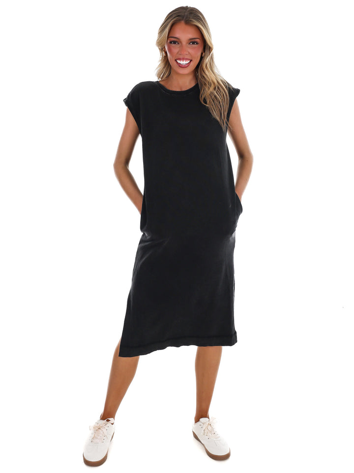 Free Spirit Mineral Wash Midi Dress