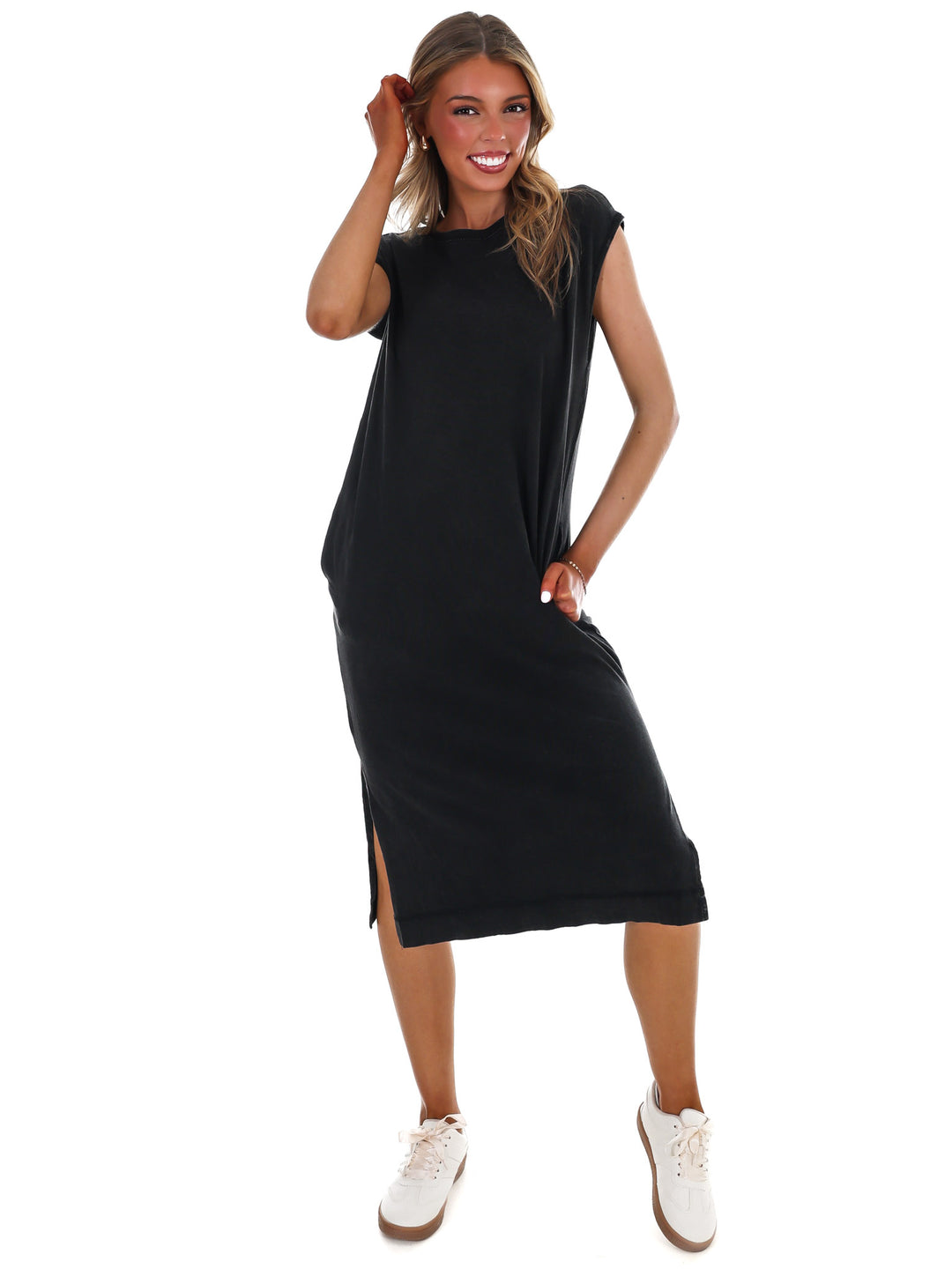 Free Spirit Mineral Wash Midi Dress