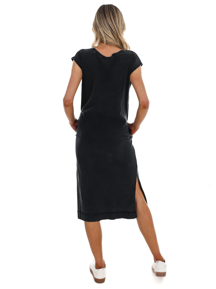 Free Spirit Mineral Wash Midi Dress