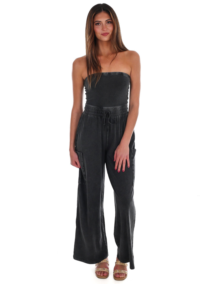 Rule the World Strapless Jumpsuit