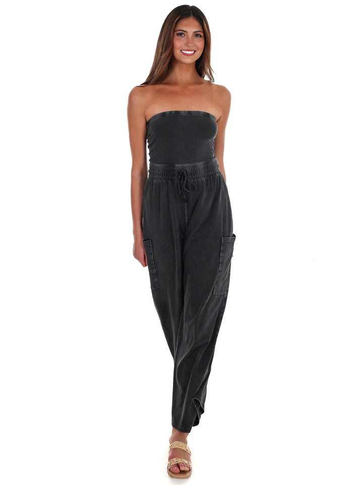 Rule the World Strapless Jumpsuit