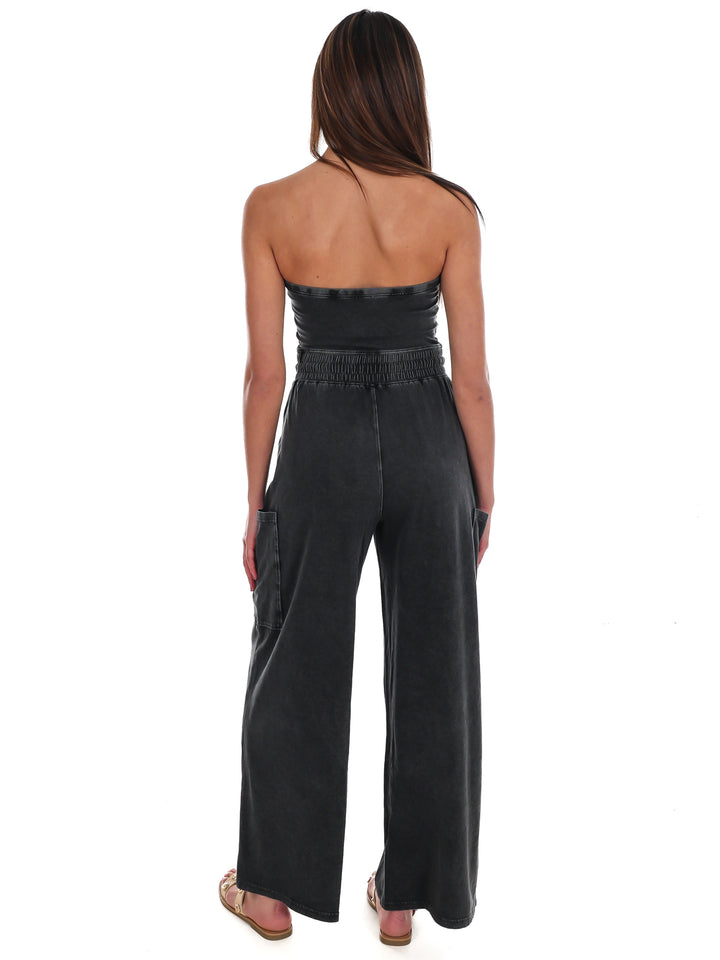 Rule the World Strapless Jumpsuit