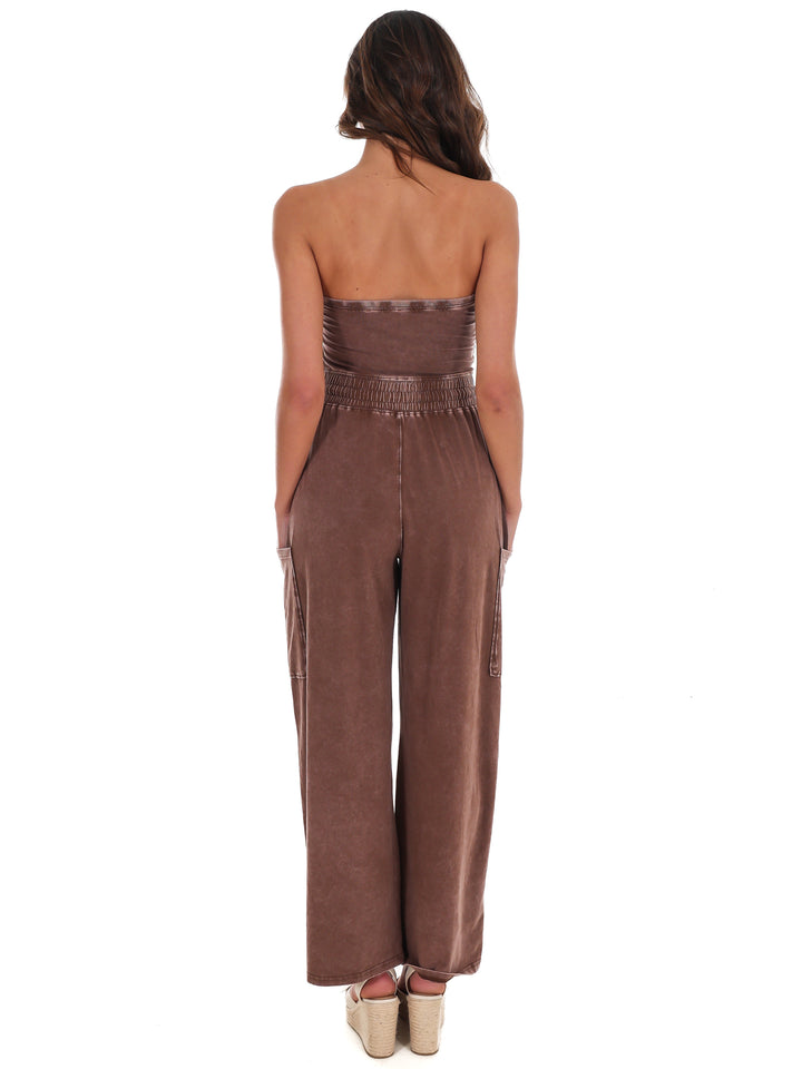 Rule the World Strapless Jumpsuit