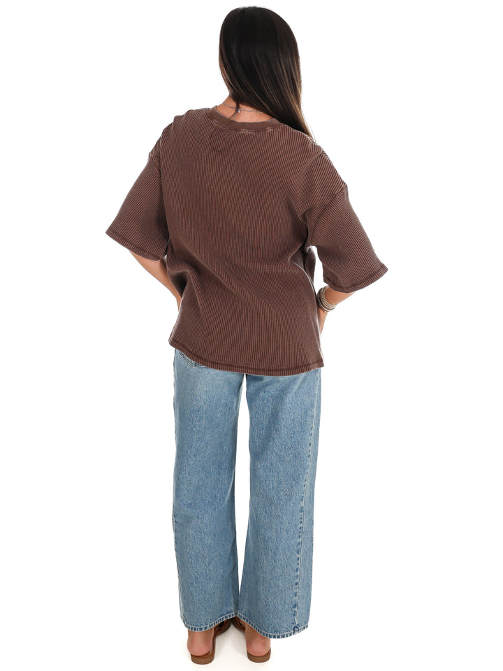 The Go-To Waffle Knit Tee