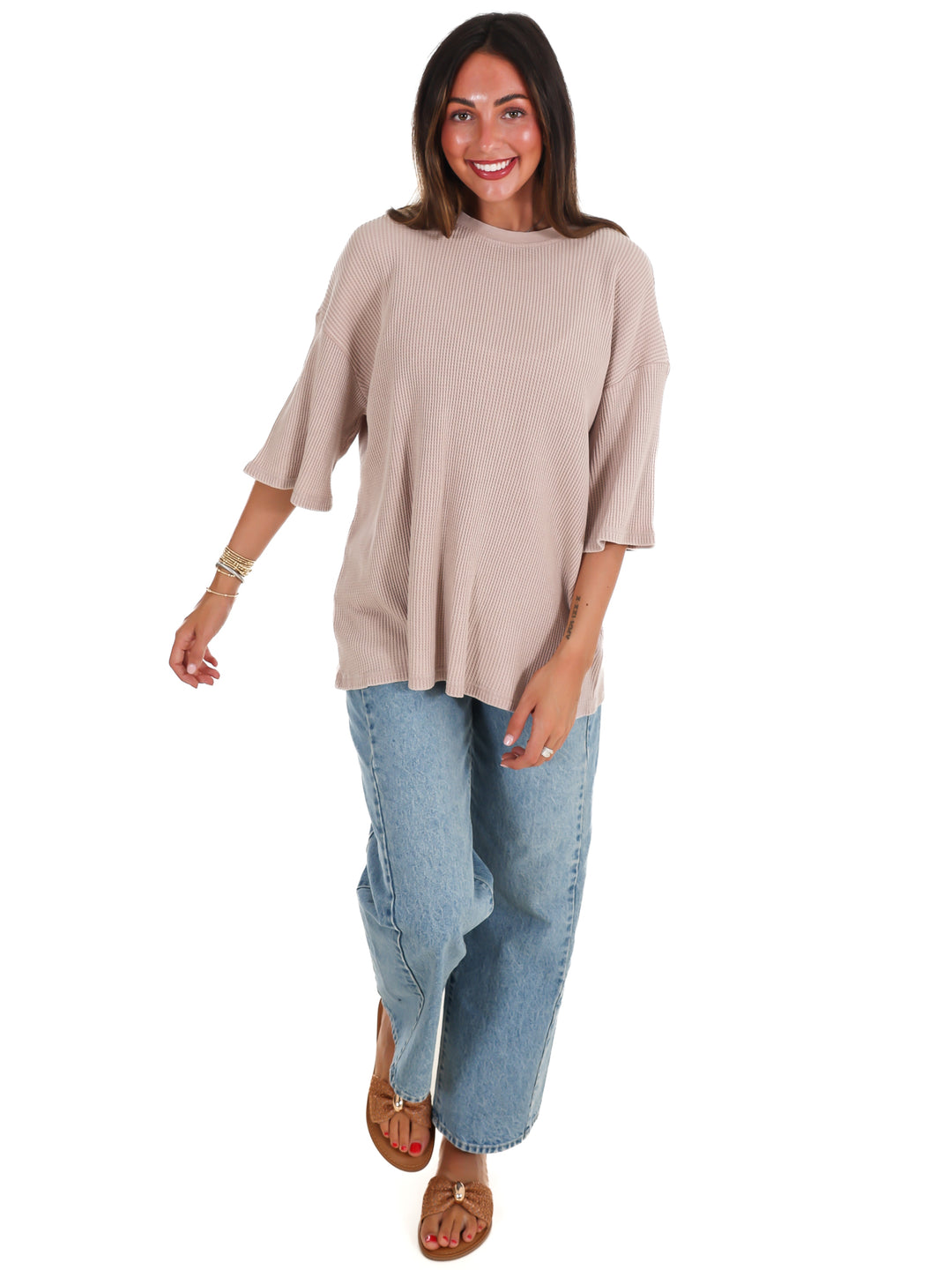 The Go-To Waffle Knit Tee