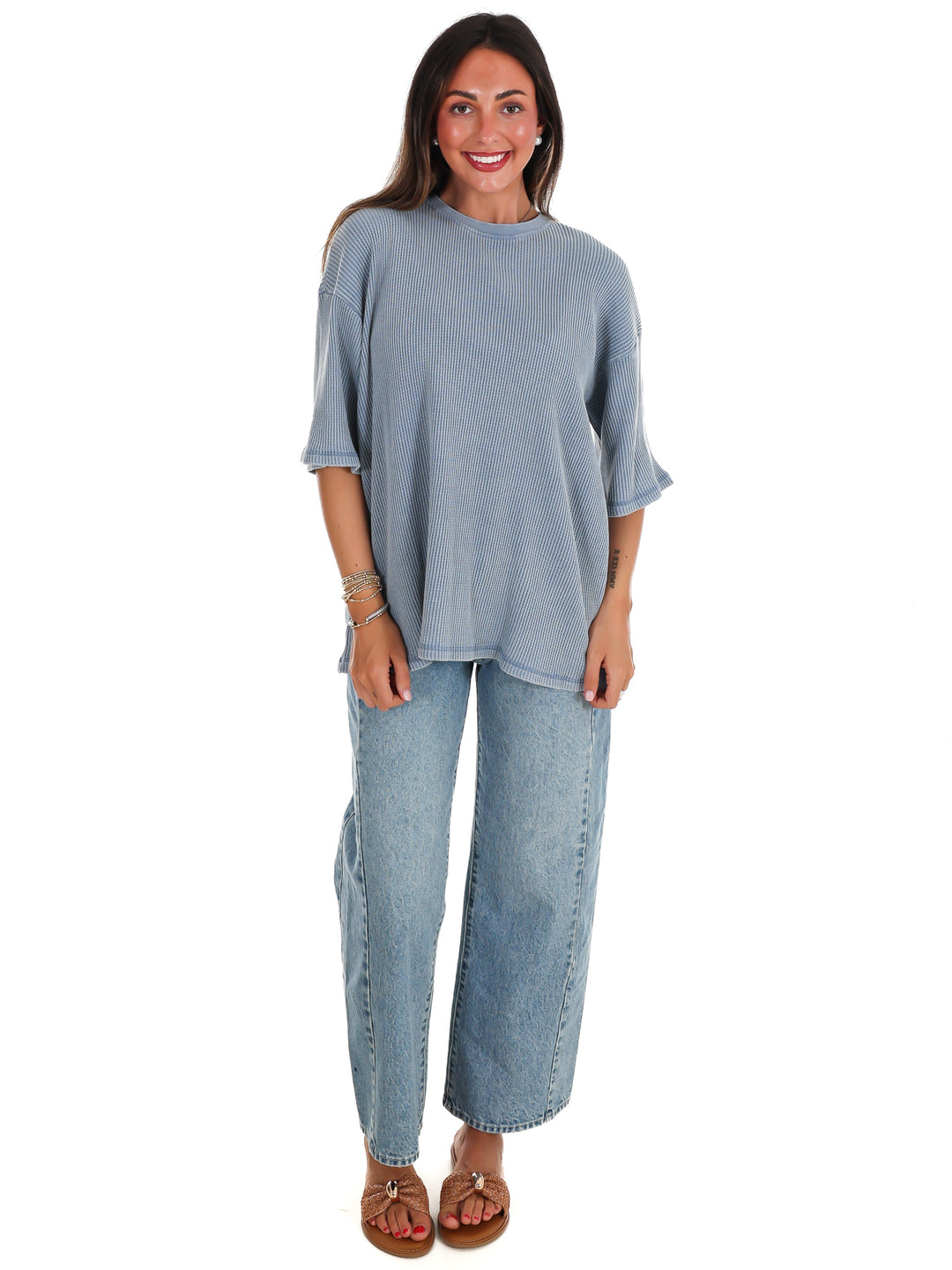 The Go-To Waffle Knit Tee