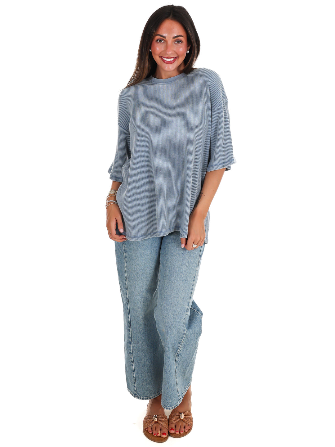 The Go-To Waffle Knit Tee