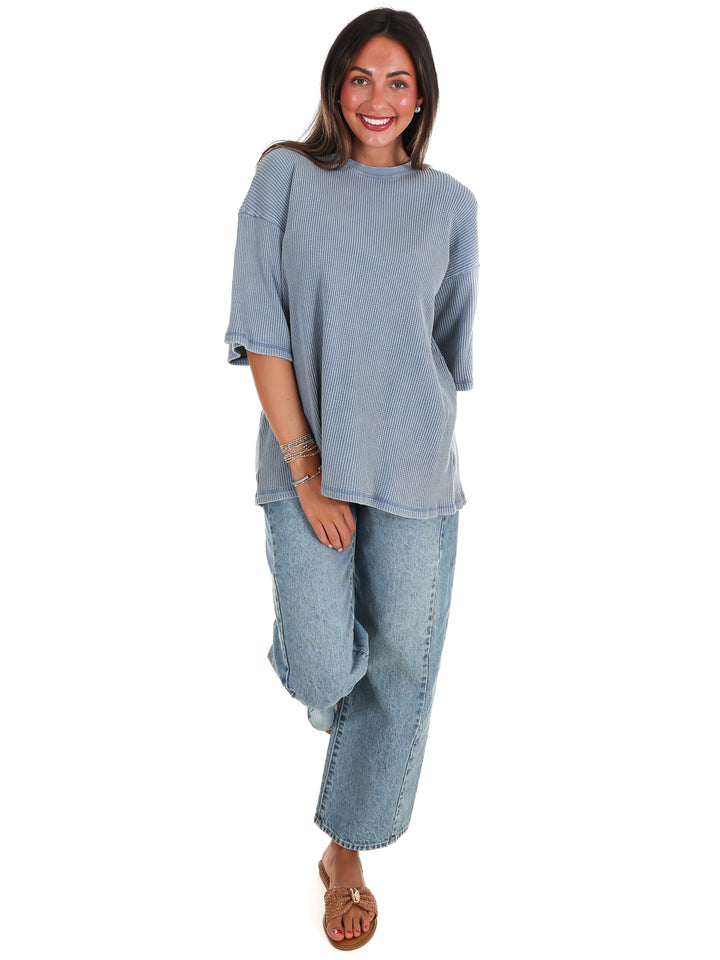 The Go-To Waffle Knit Tee