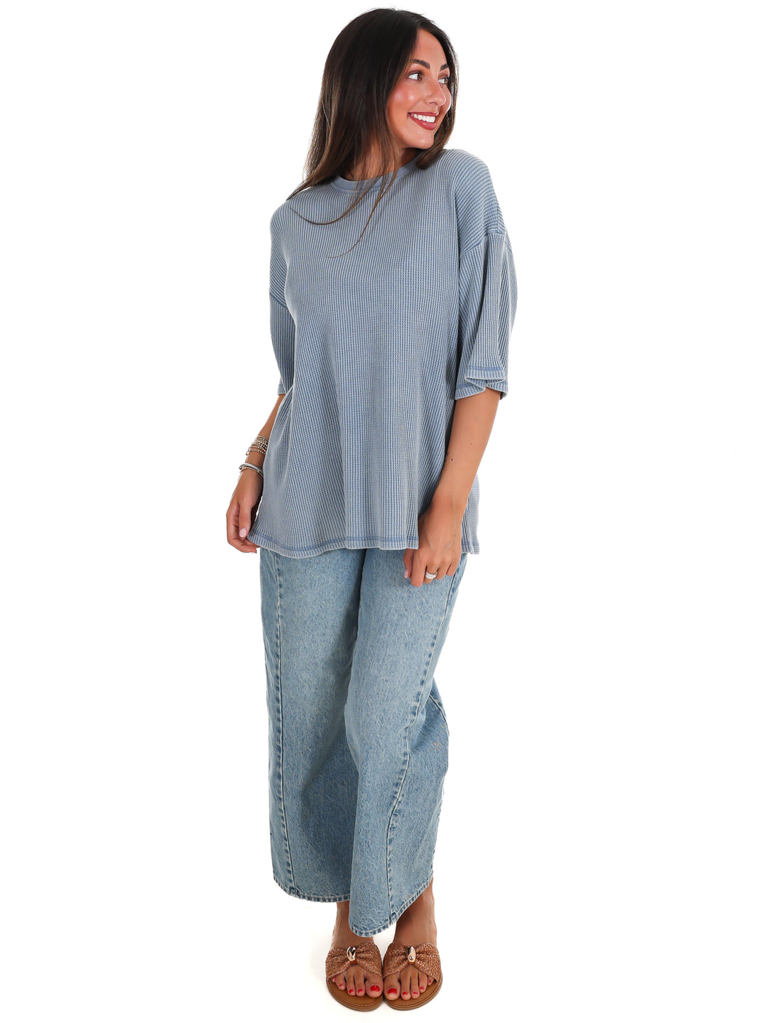The Go-To Waffle Knit Tee