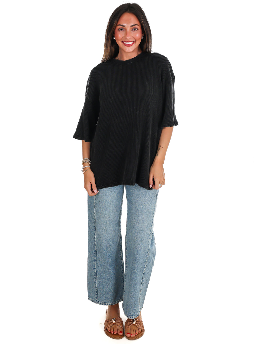 The Go-To Waffle Knit Tee
