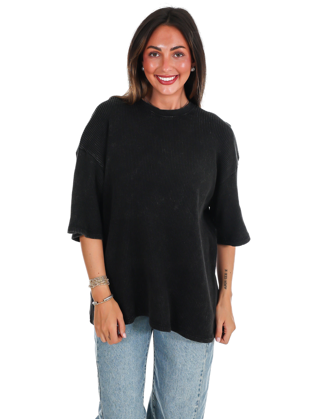 The Go-To Waffle Knit Tee