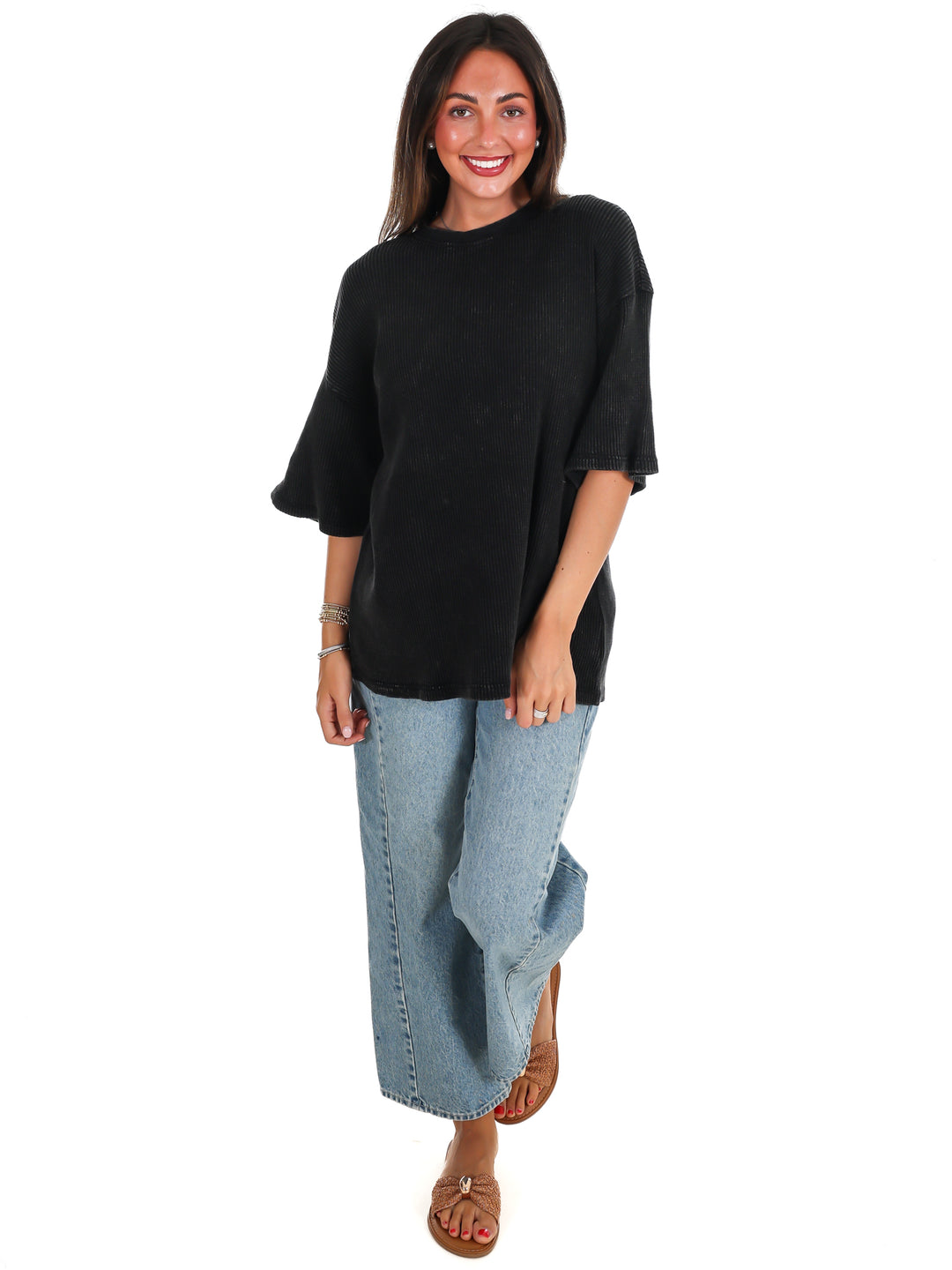 The Go-To Waffle Knit Tee