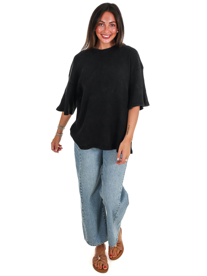 The Go-To Waffle Knit Tee