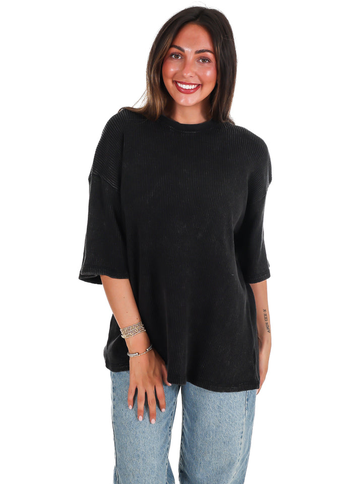 The Go-To Waffle Knit Tee
