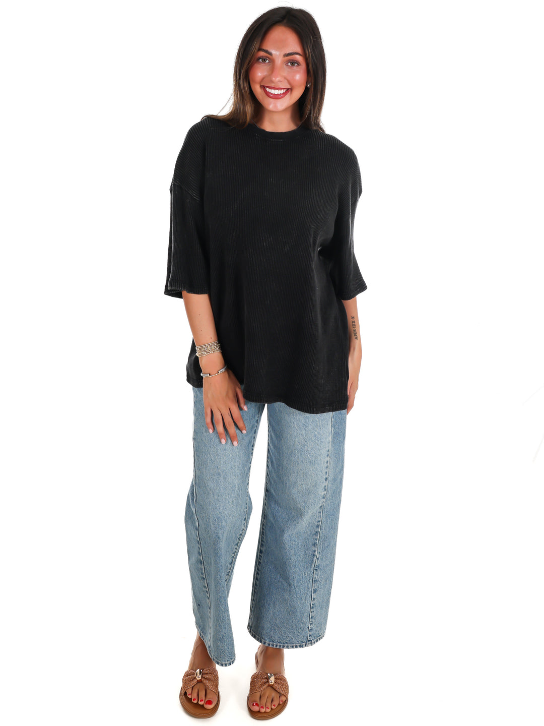 The Go-To Waffle Knit Tee