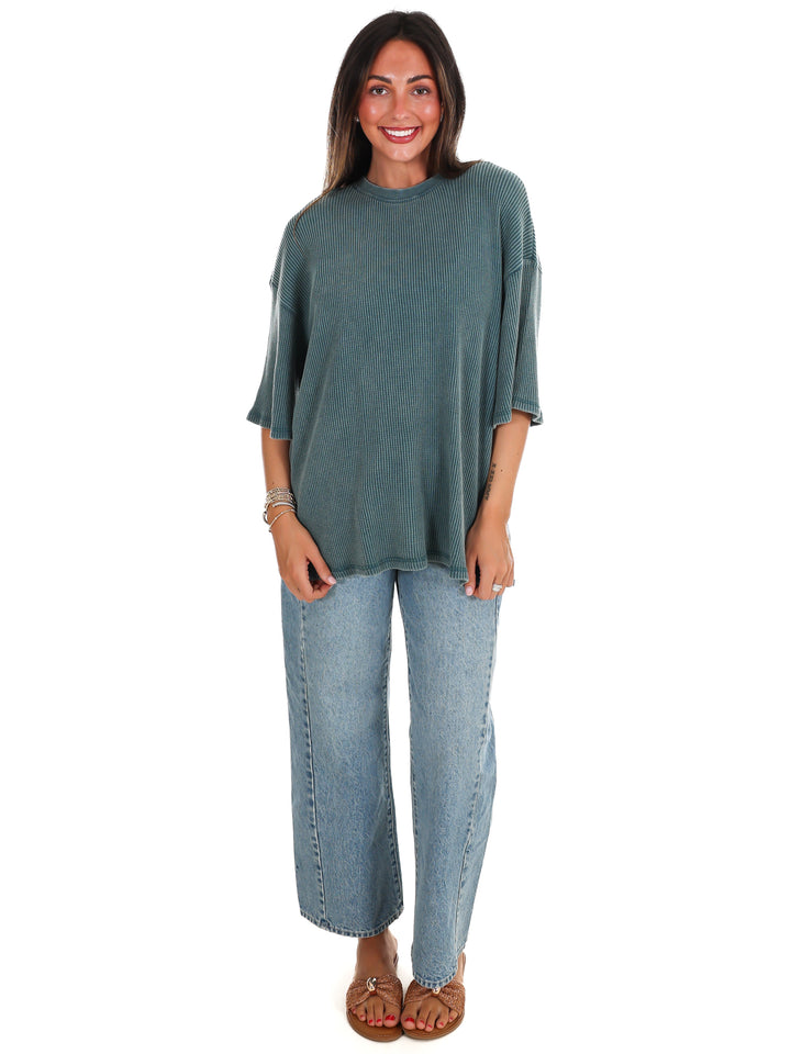 The Go-To Waffle Knit Tee
