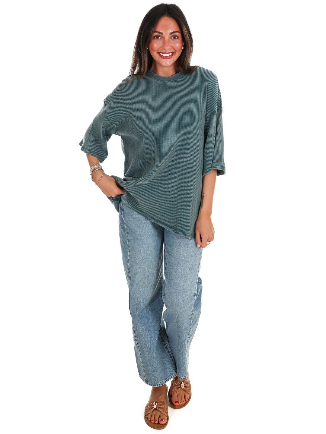 The Go-To Waffle Knit Tee