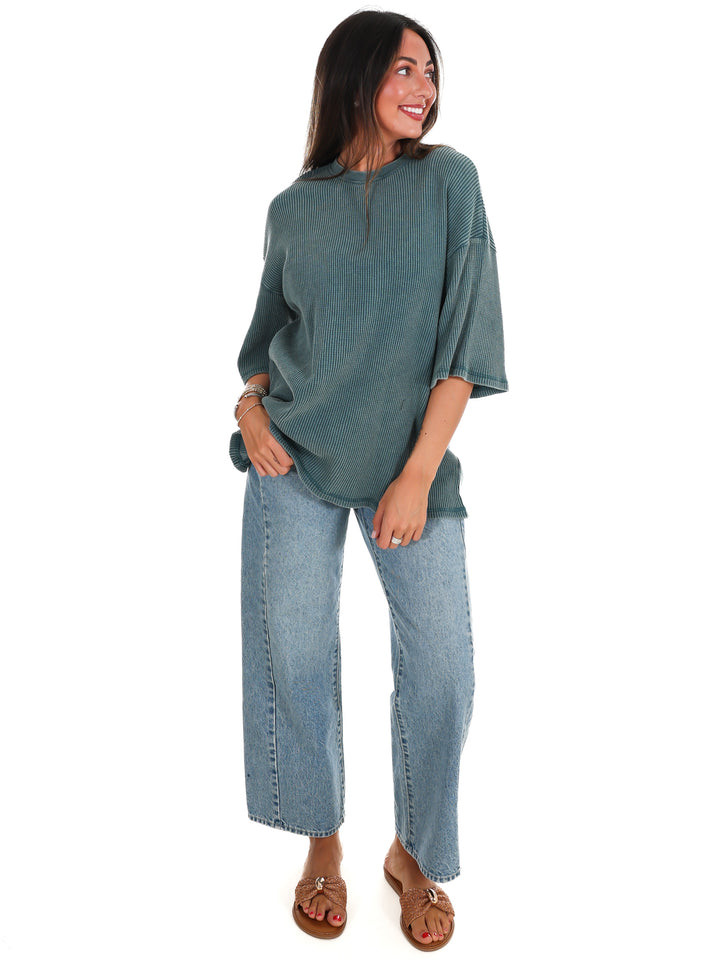 The Go-To Waffle Knit Tee