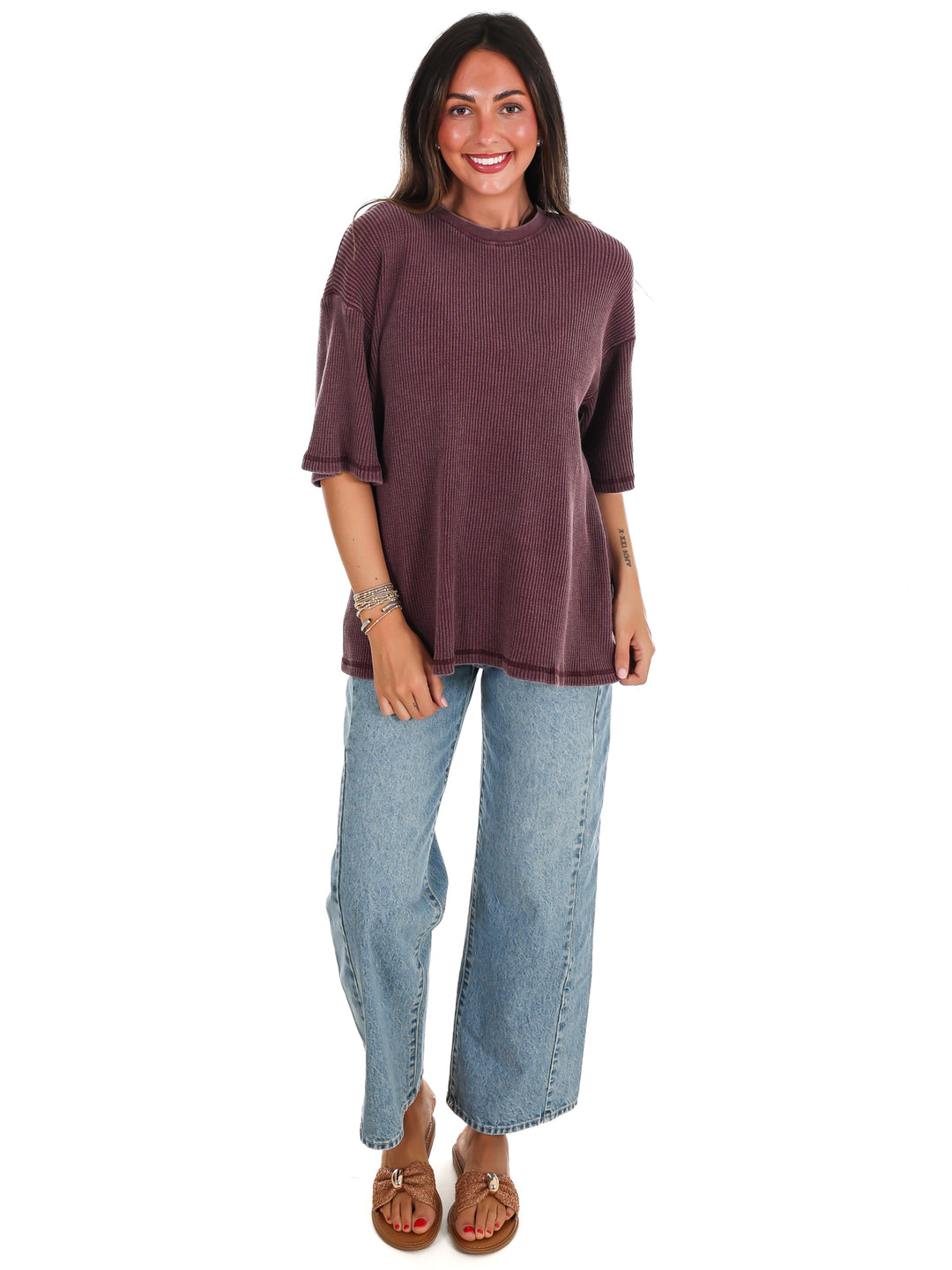 The Go-To Waffle Knit Tee