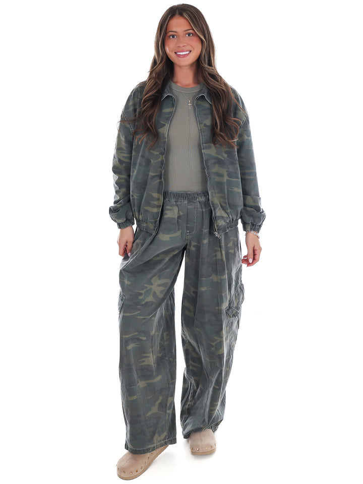 Briar Camo Zip-Up Jacket