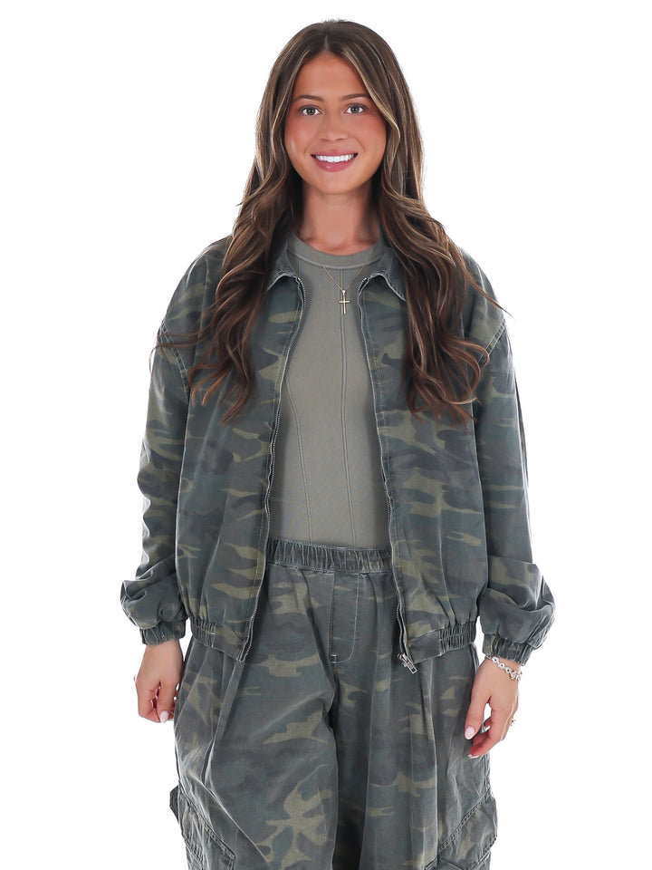 Briar Camo Zip-Up Jacket