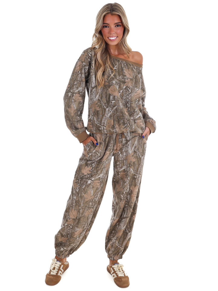 Backwoods Camo Two Piece Set