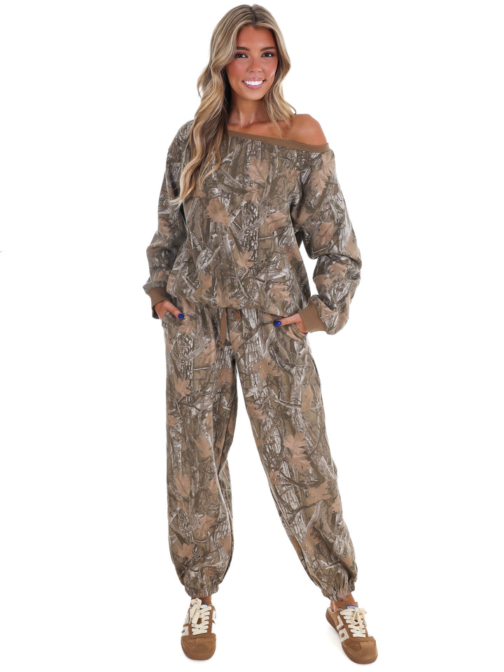 Backwoods Camo Two Piece Set