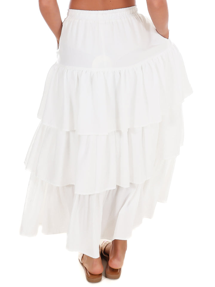 Prove Me Right Ruffle Maxi Skirt