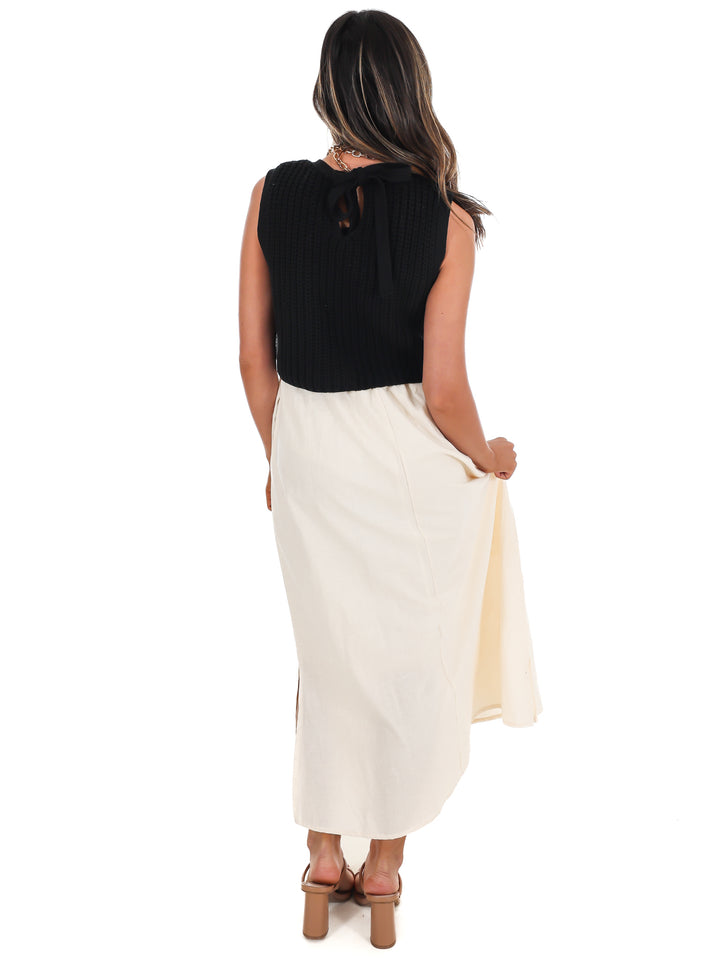 City to Coast Twofer Midi Dress