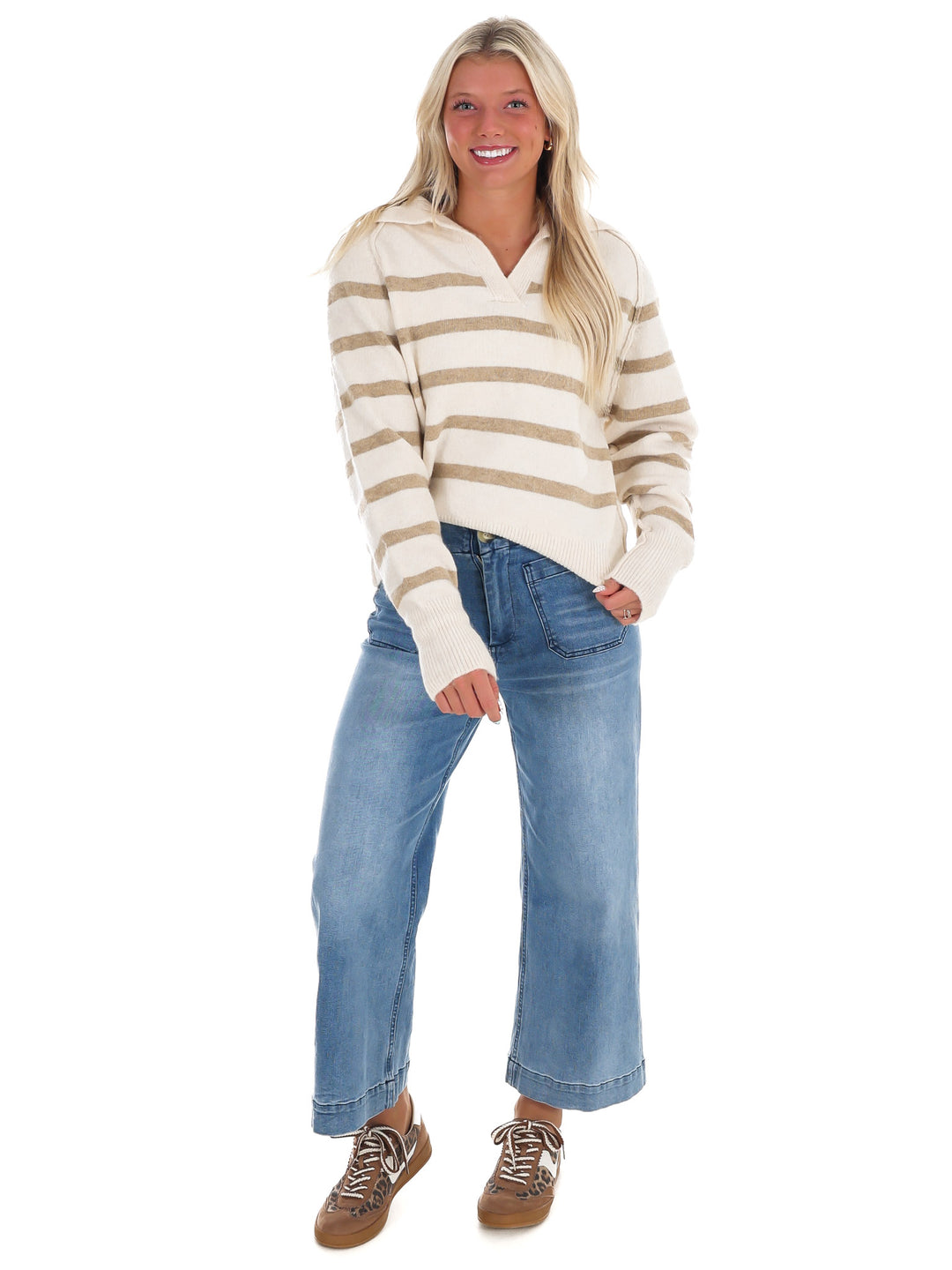 Cozy Current Stripe Sweater