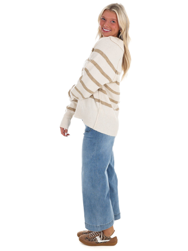 Cozy Current Stripe Sweater