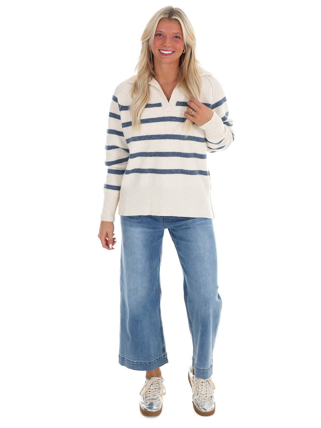 Cozy Current Stripe Sweater