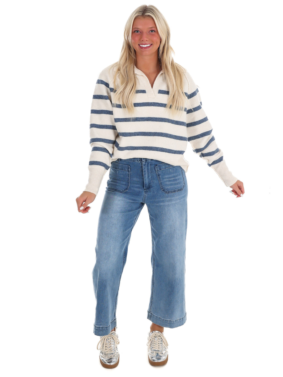 Cozy Current Stripe Sweater