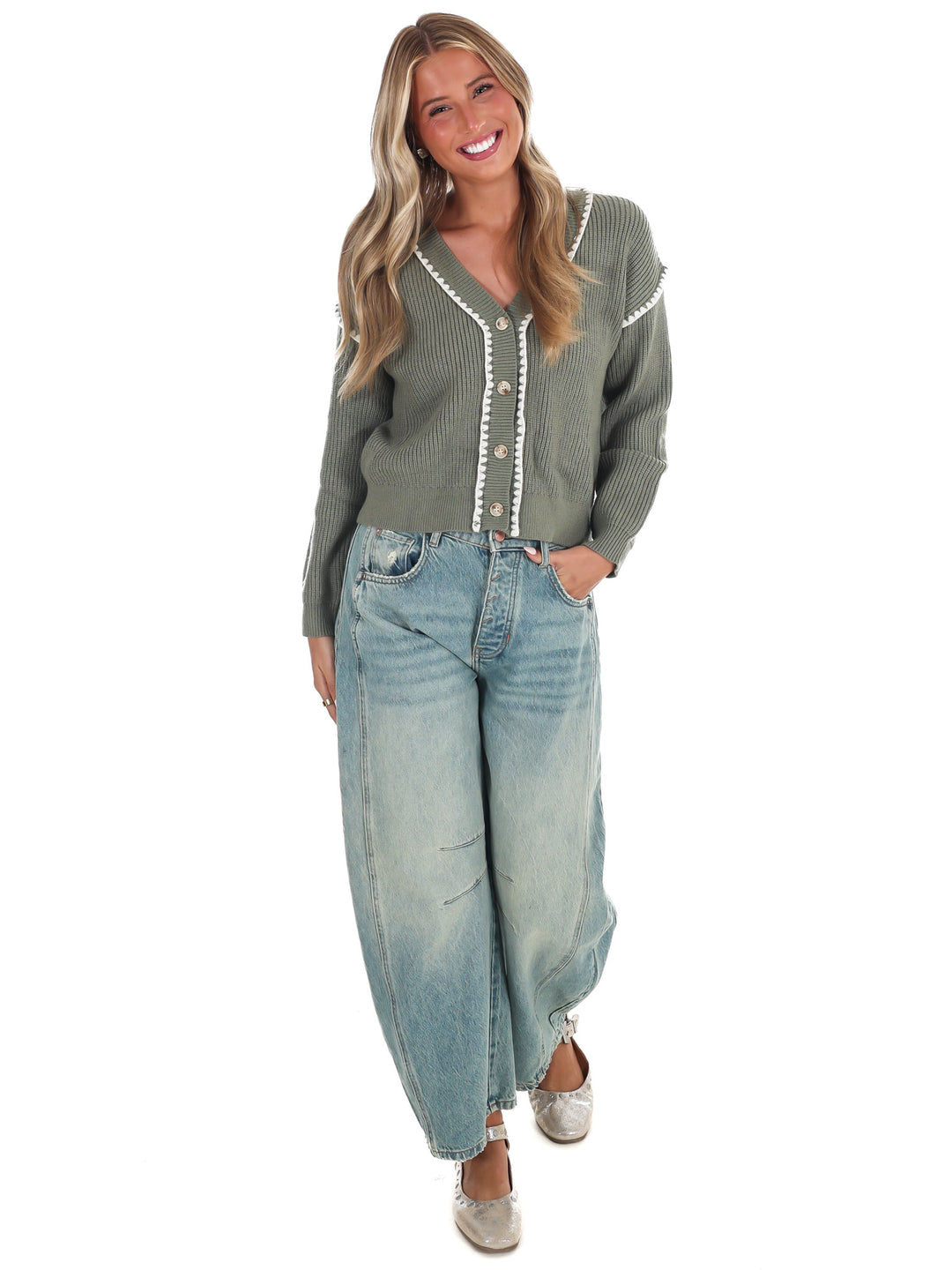 Wildwood Contrast Cardigan