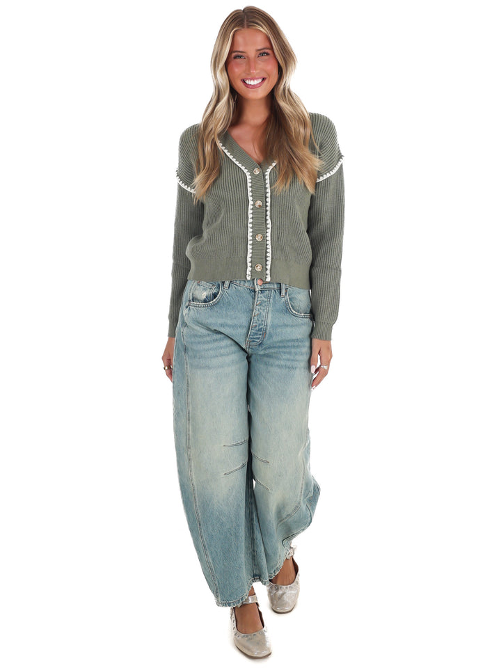 Wildwood Contrast Cardigan