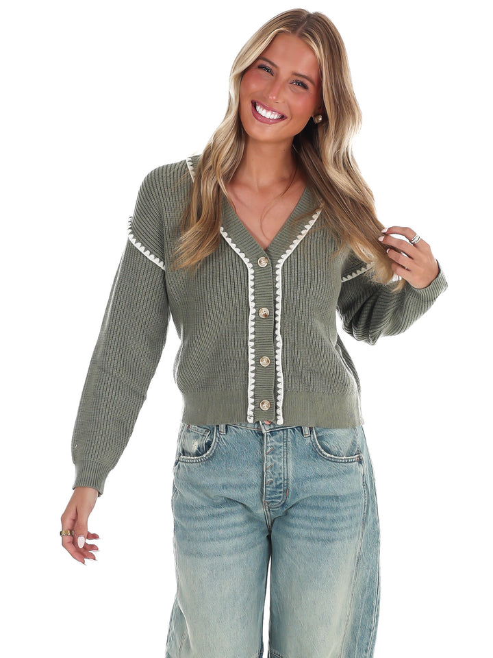 Wildwood Contrast Cardigan