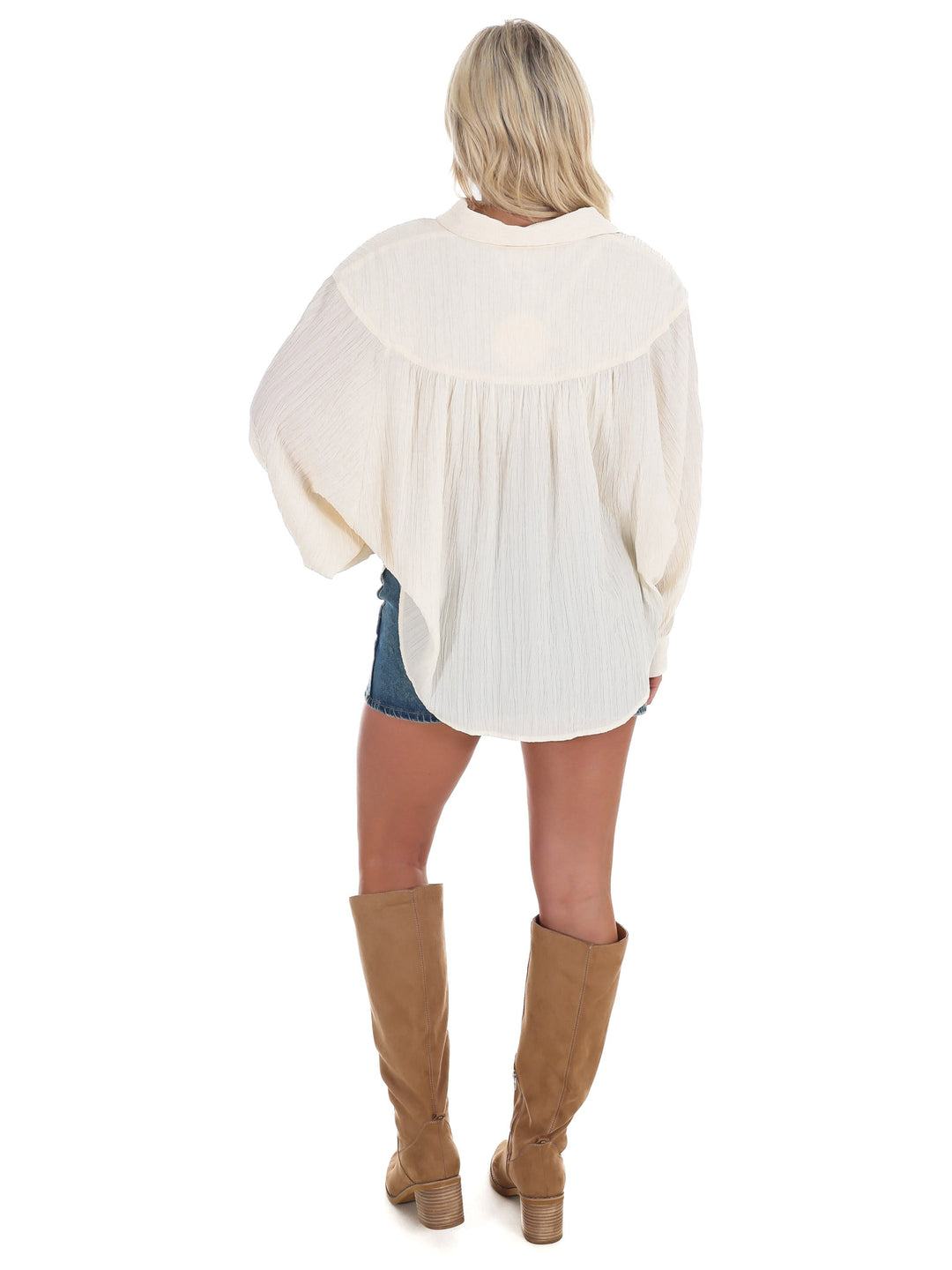 Wanderer Crinkled Oversized Shirt