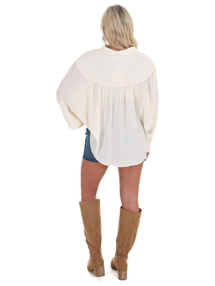 Wanderer Crinkled Oversized Shirt