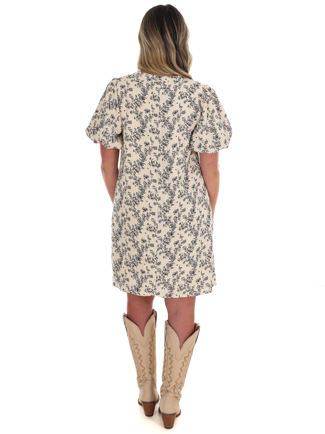 Cider Season Floral Mini Dress