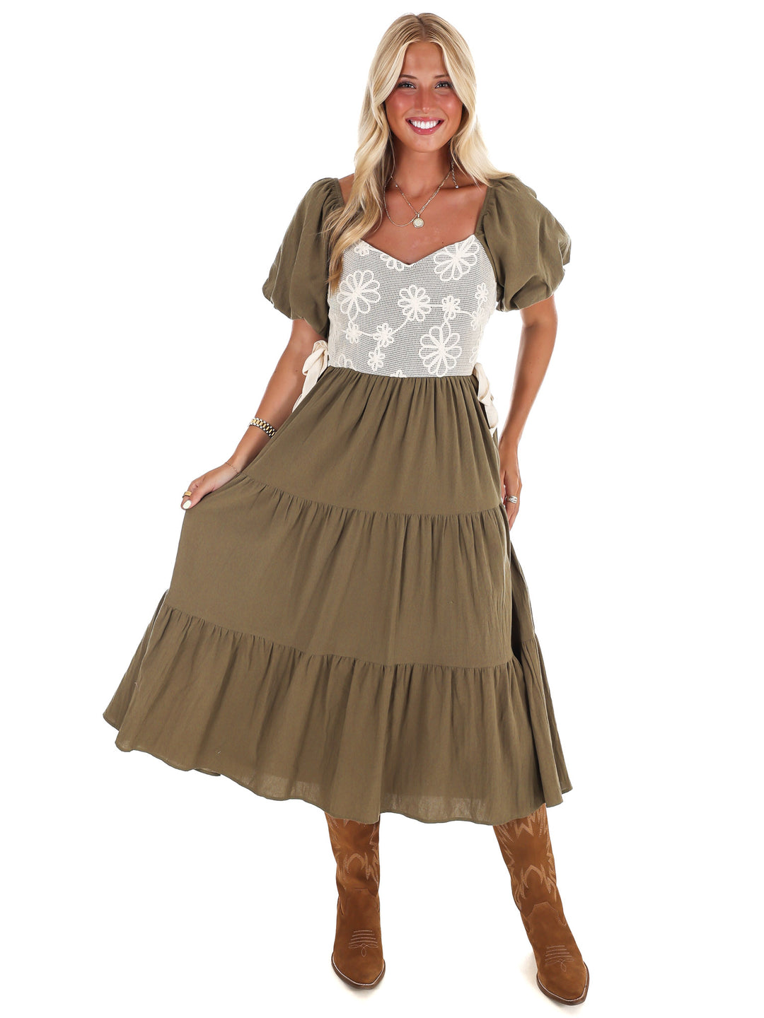 Harvest Moonlight Midi Dress