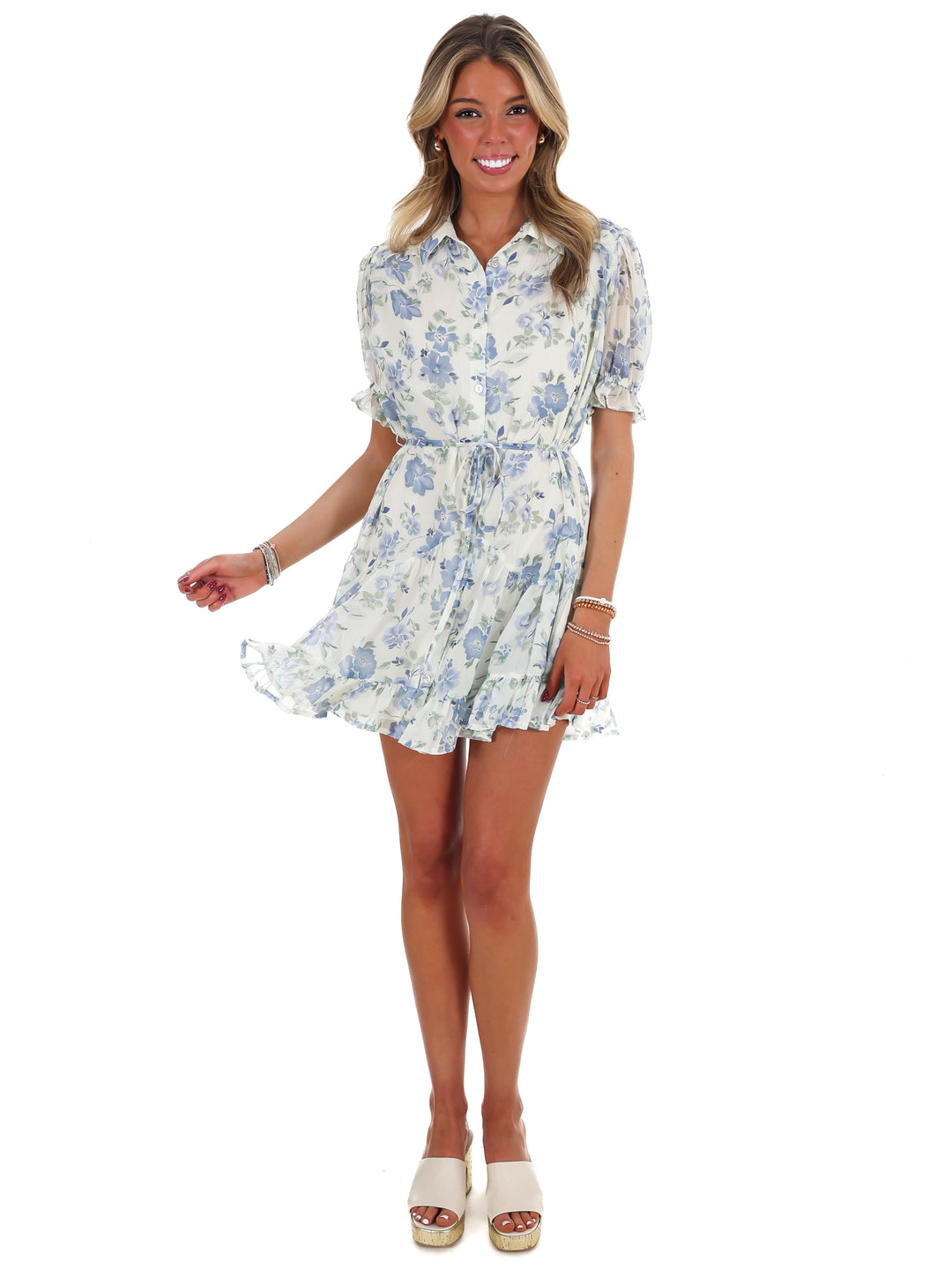 Enchanted Floral Mini Dress