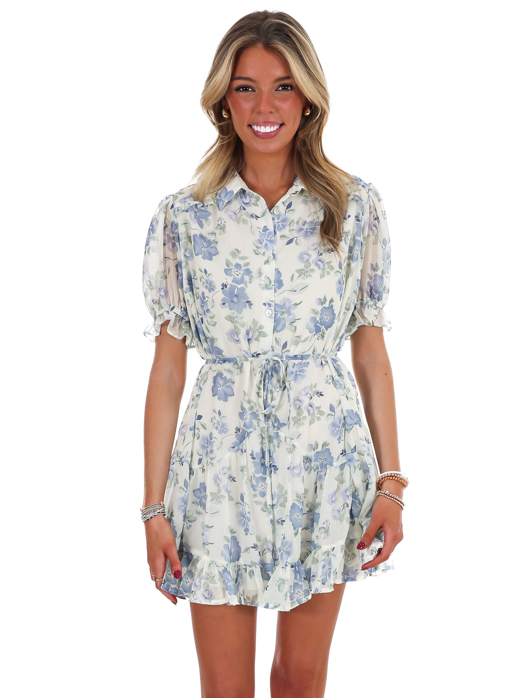 Enchanted Floral Mini Dress