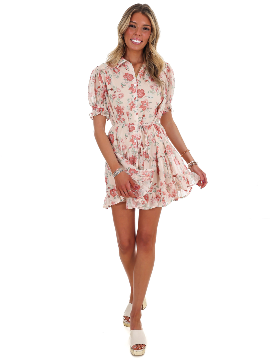 Enchanted Floral Mini Dress