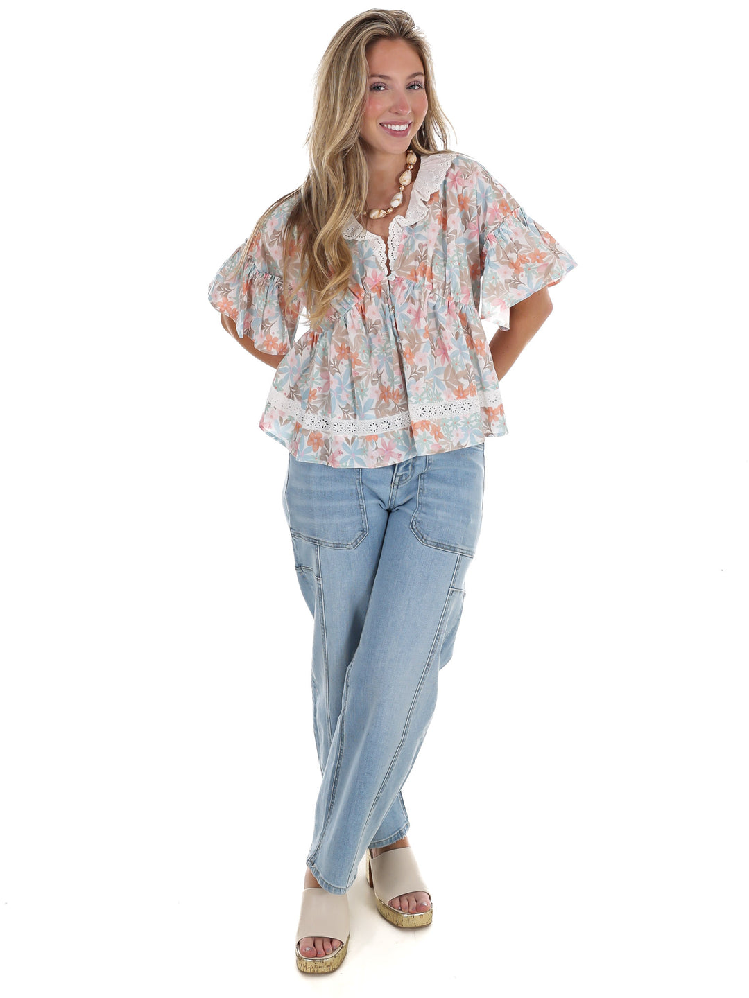 Freshly Bloomed Floral Top