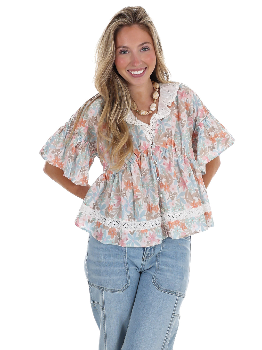 Freshly Bloomed Floral Top