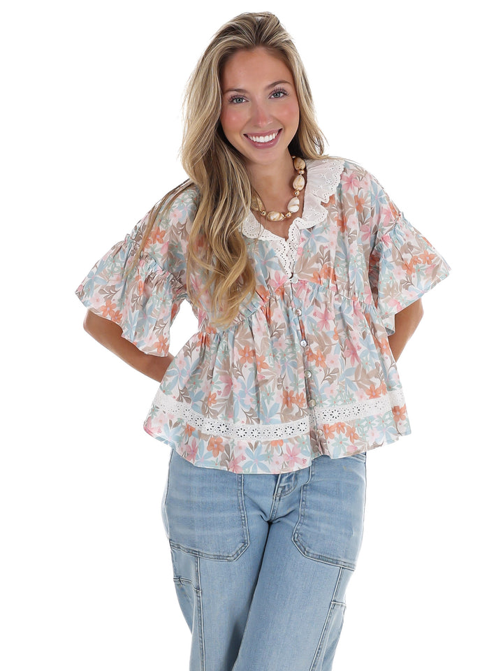 Freshly Bloomed Floral Top