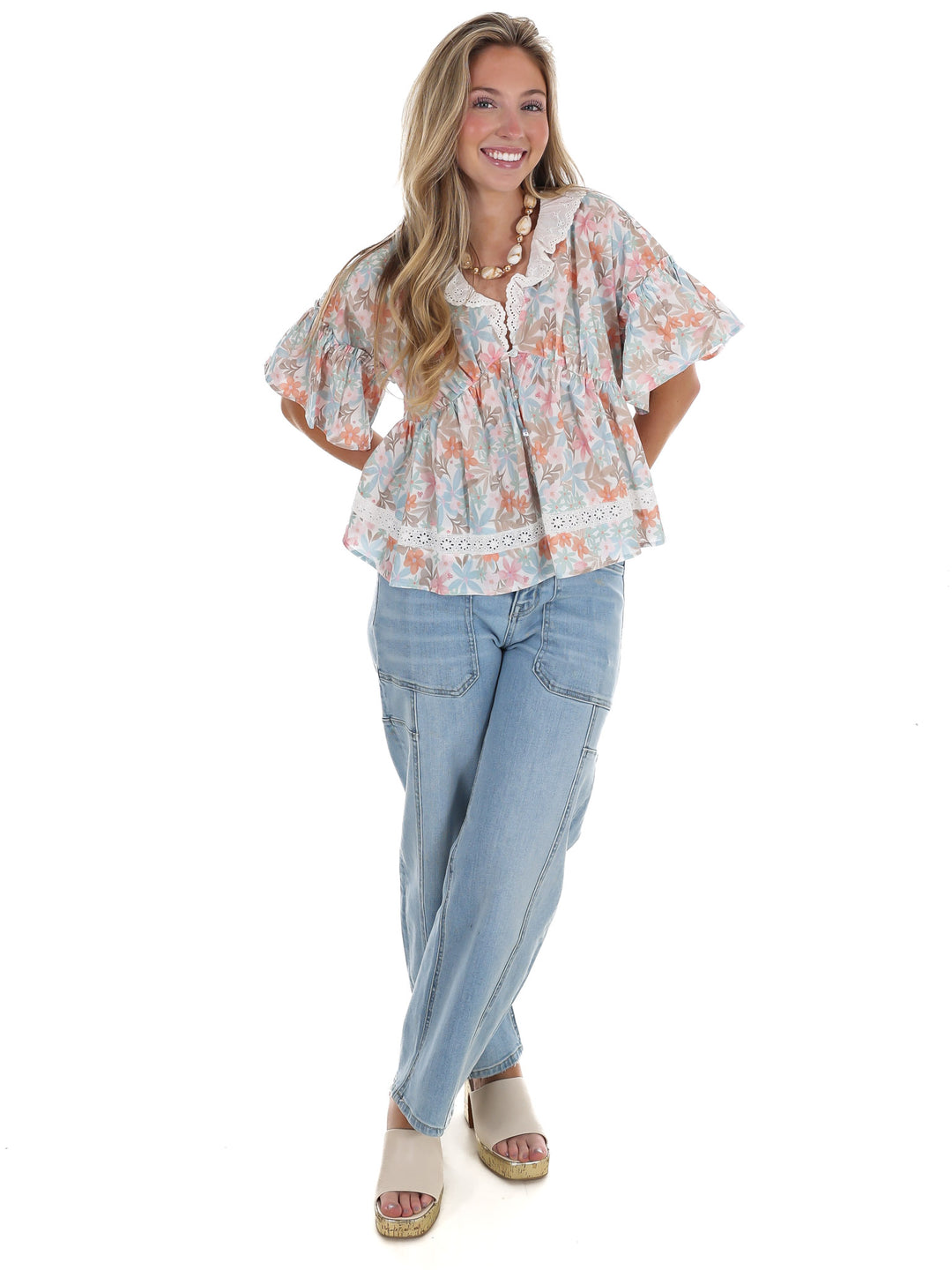 Freshly Bloomed Floral Top