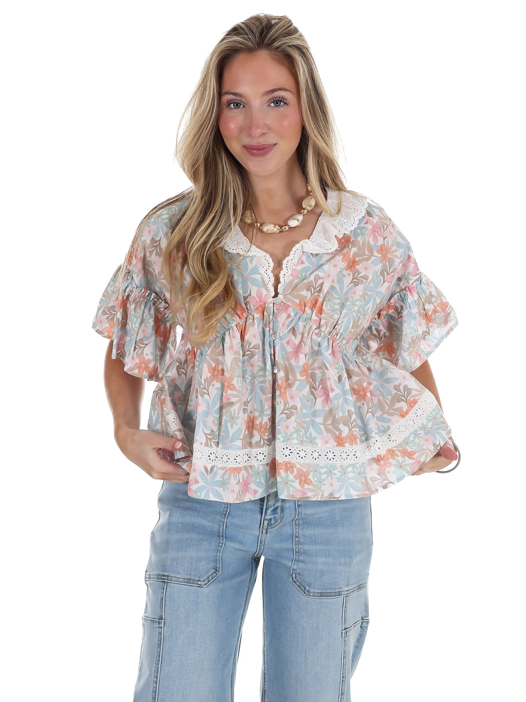 Freshly Bloomed Floral Top